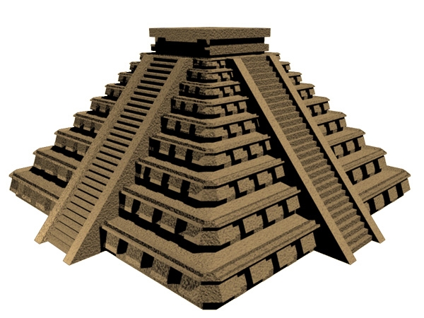 Percivals Mayan Temple 3d model - TheMovies3D.com